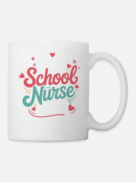 Best School Nurse Ever - Tasse - Weiß