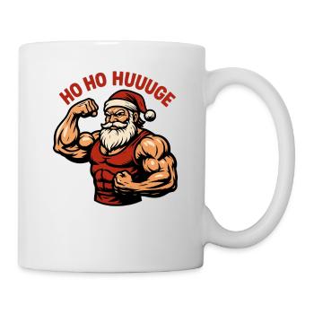 Ho, ho! Huge fun Christmas workout at Fit - Mug - white - Right