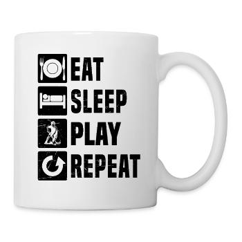 Classic floorball motif - Mug - white - Right