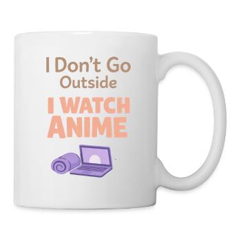 Anime-hausmensch Kuscheliger Weeb - Tasse - Weiß - Rechts