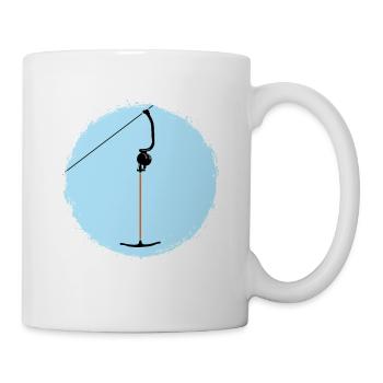 Ankerlift | Lift-me, ski, sports d’hiver, forfaits ski - Mug blanc - blanc - Droite