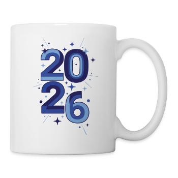 Celebrate 2026 New Year's Eve Fireworks - Mug - white - Right