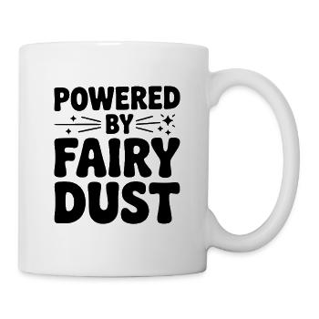 Propulsé par la poussière de fée - Mug blanc - blanc - Droite