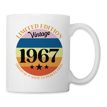 1967 Vintage Birthday Gift 67 Birthday - Mug - white - Right