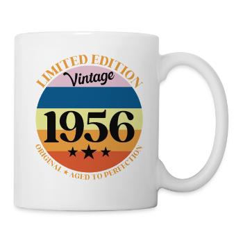 1956 Vintage Birthday Gift 56 Birthday - Mug - white - Right