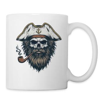 Capitaine Skull Sailor Bateau nautique Sea Lake - Mug blanc - blanc - Droite