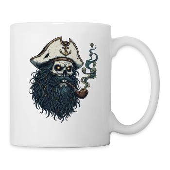 Capitaine Skull Sailor Bateau nautique Sea Lake - Mug blanc - blanc - Droite