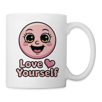 aime toi toi-même - Mug blanc - blanc - Droite