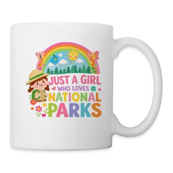 Just a Girl Loves National Parks - Mug - white - Right