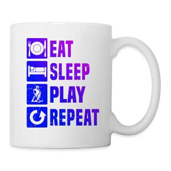 Unihockey Power Floorball Design - Mug - white - Right