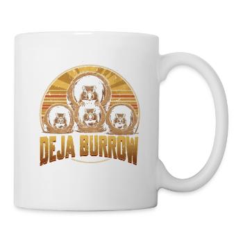Groundhog Day Groundhog Deja Burrow - Mug - white - Right