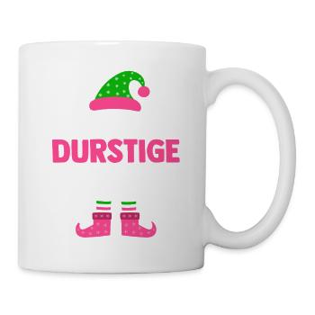 Weihnachten Die Durstige Elfe - Tasse - Weiß - Rechts