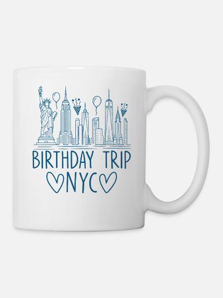 NYC Birthday Trip - Tasse - Weiß