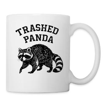 Trashed Panda - Tasse - Weiß - Rechts