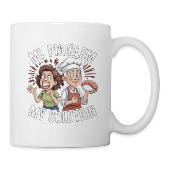 Sushi Mon problème Mon pictogramme Papa Maman Chef Sushi - Mug blanc - blanc - Droite