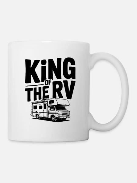 König der Wohnmobile - Tasse - Weiß