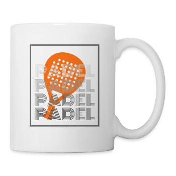 Padel Tennis - Mug blanc - blanc - Droite