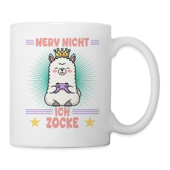 Prinzessin game - Tasse - Weiß - Rechts