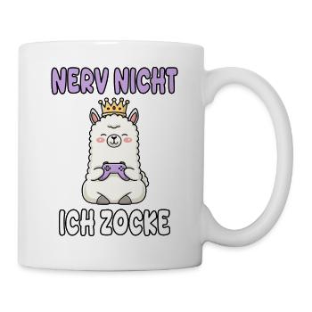llama gaming - Tasse - Weiß - Rechts