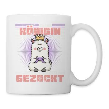 Gamer Llama Queen - Mug - white - Right