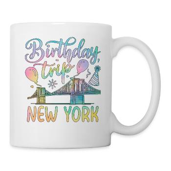 New York Birthday Trip - Mug - white - Right