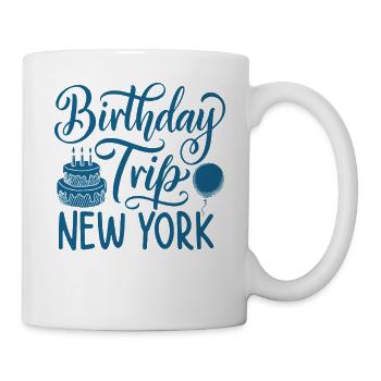 NYC Birthday Trip - Mug - white - Right
