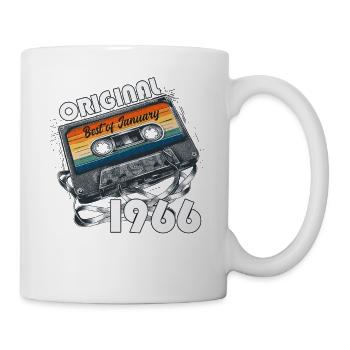 60th Birthday Cassette January 1966 - Mug - white - Right