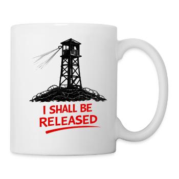 Cry for freedom at the watchtower - Mug - white - Right