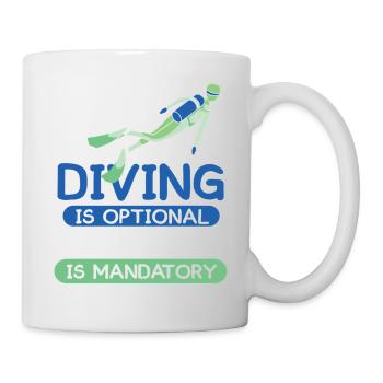 Diving Diver Snorkeling Recreational Diver - Mug - white - Right