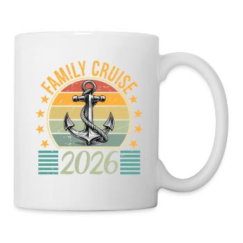 Family Cruise 2026 Summer Vacation - Tasse - Weiß - Rechts