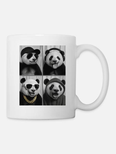 Panda - Tasse - Weiß