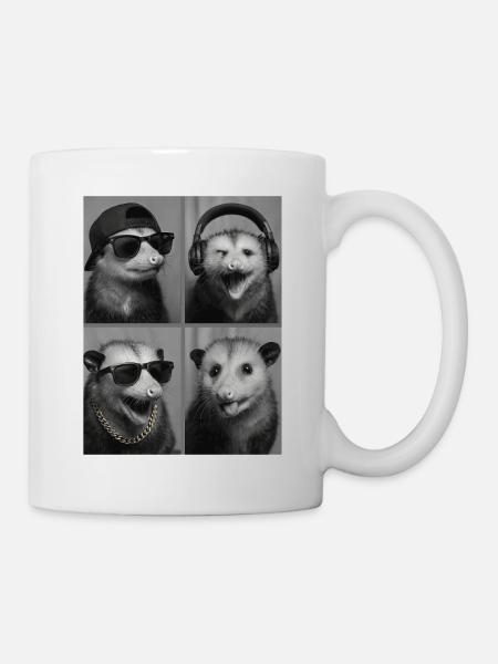 Opossum - Tasse - Weiß