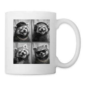 Roter Panda - Tasse - Weiß - Rechts
