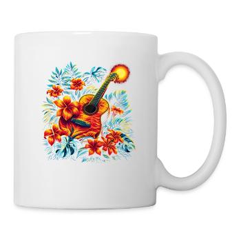 Guitar Vintage Look - Mug - white - Right