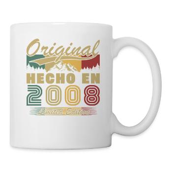 Made in 2008 Vintage Birthday Gift - Mug - white - Right