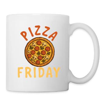 Pizza Friday Funny Food Quote Pizza Life - Mug - white - Right