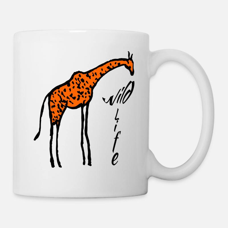 Giraffentiere - Tasse - Weiß