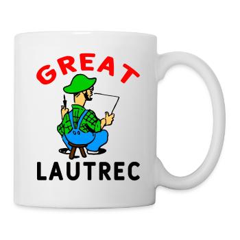 Portrait Toulouse-Lautrec - Mug blanc - blanc - Droite