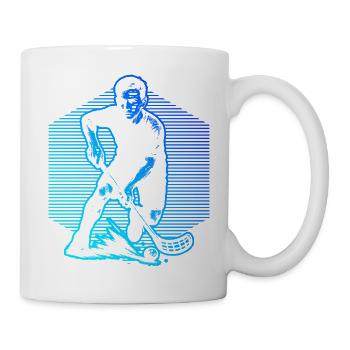 Fresh floorball motif for floorball - Mug - white - Right