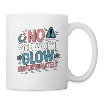 MRI Tech No You Won't Glow Radiographer Rad Tech - Mug - white - Right