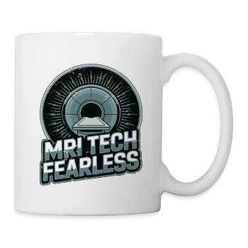 MRI Tech Fearless Radiologic Technologist Rad Tech - Mug - white - Right