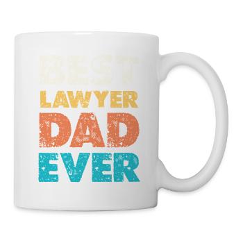 Best Lawyer Dad Ever - Mug - white - Right