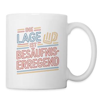 The location is drunken booze party beer - Mug - white - Right