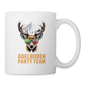 Adelboden Party Team Après Ski - Tasse - Weiß - Rechts
