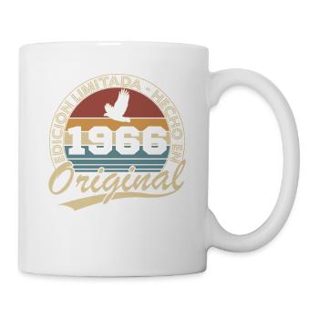 1966 Vintage Retro Geburtstagsgeschenk - Tasse - Weiß - Rechts