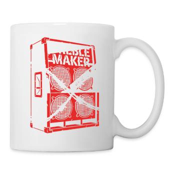 Treble Maker Musique Jeu de mots Techno Rave - Mug blanc - blanc - Droite