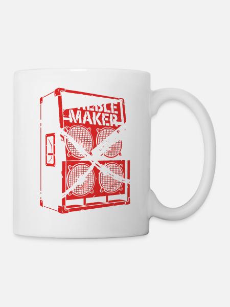 Treble Maker Musique Jeu de mots Techno Rave - Mug blanc - blanc