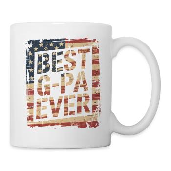 Best Grandpa Ever Flag - Tasse - Weiß - Rechts