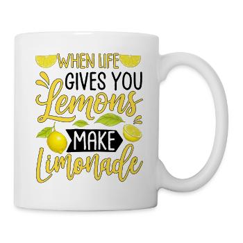 When Life Gives You Lemons Make Lemonade - Mug - white - Right