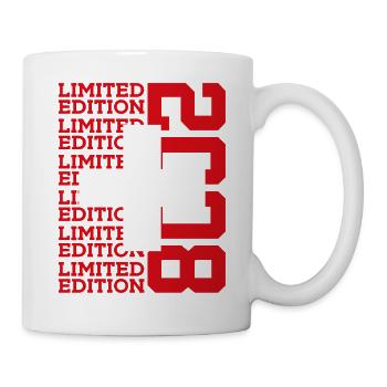 ÉDITION LIMITÉE 2008 SUISSE 18E ANNIVERSAIRE - Mug blanc - blanc - Droite